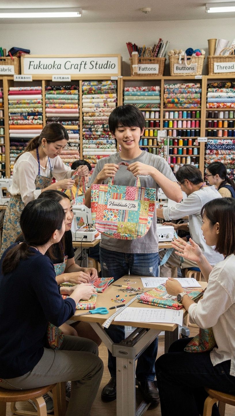 手作りのカードに色とりどりのペンで装飾する初心者の手